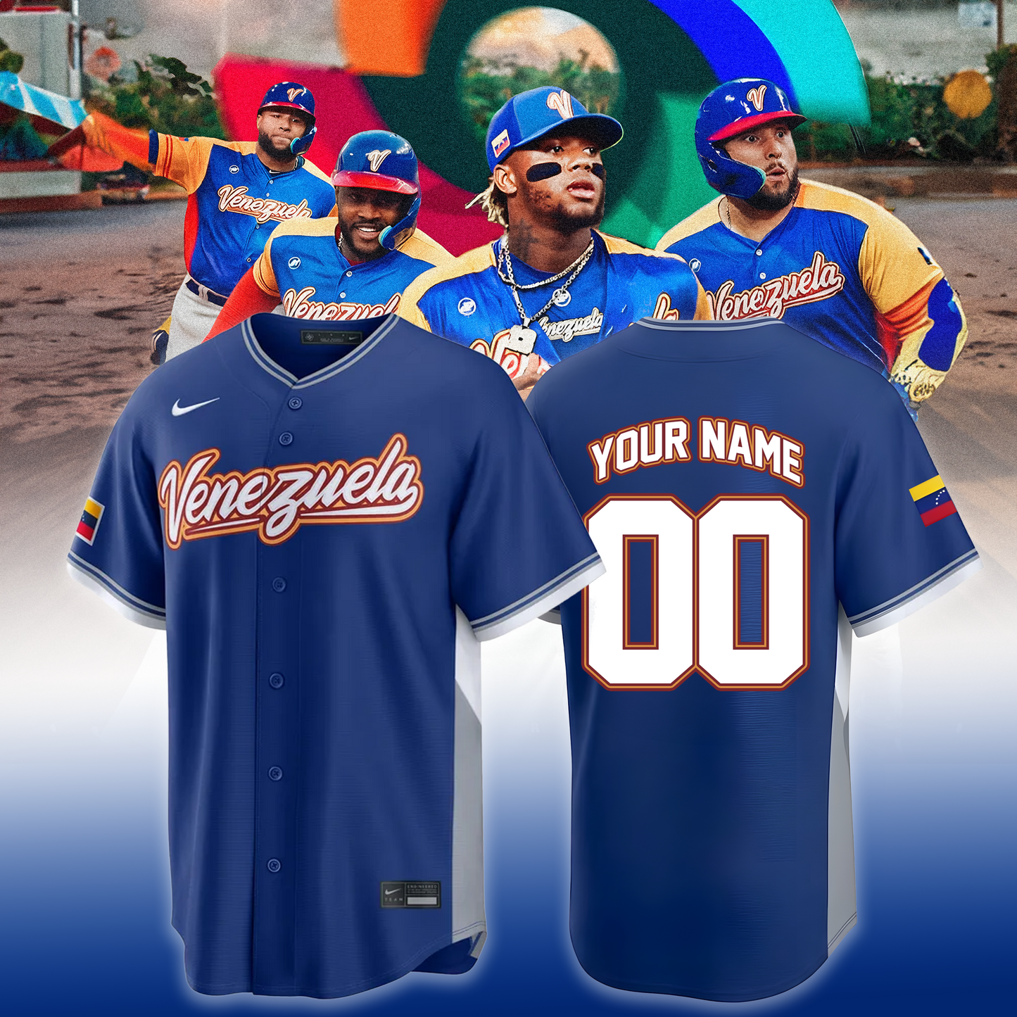 Venezuela Baseball 2026 World Baseball Classic Jersey