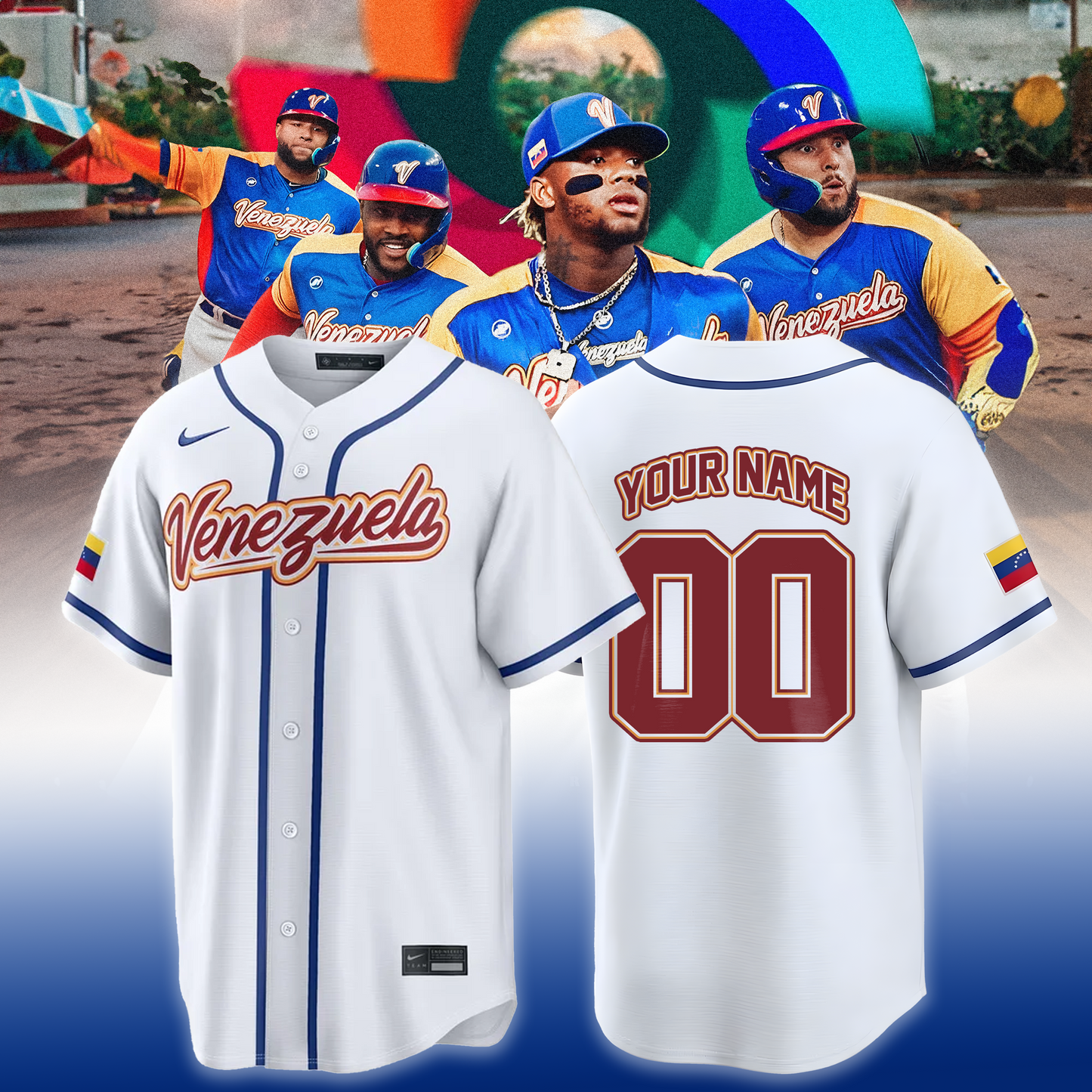Venezuela Baseball 2026 World Baseball Classic Jersey