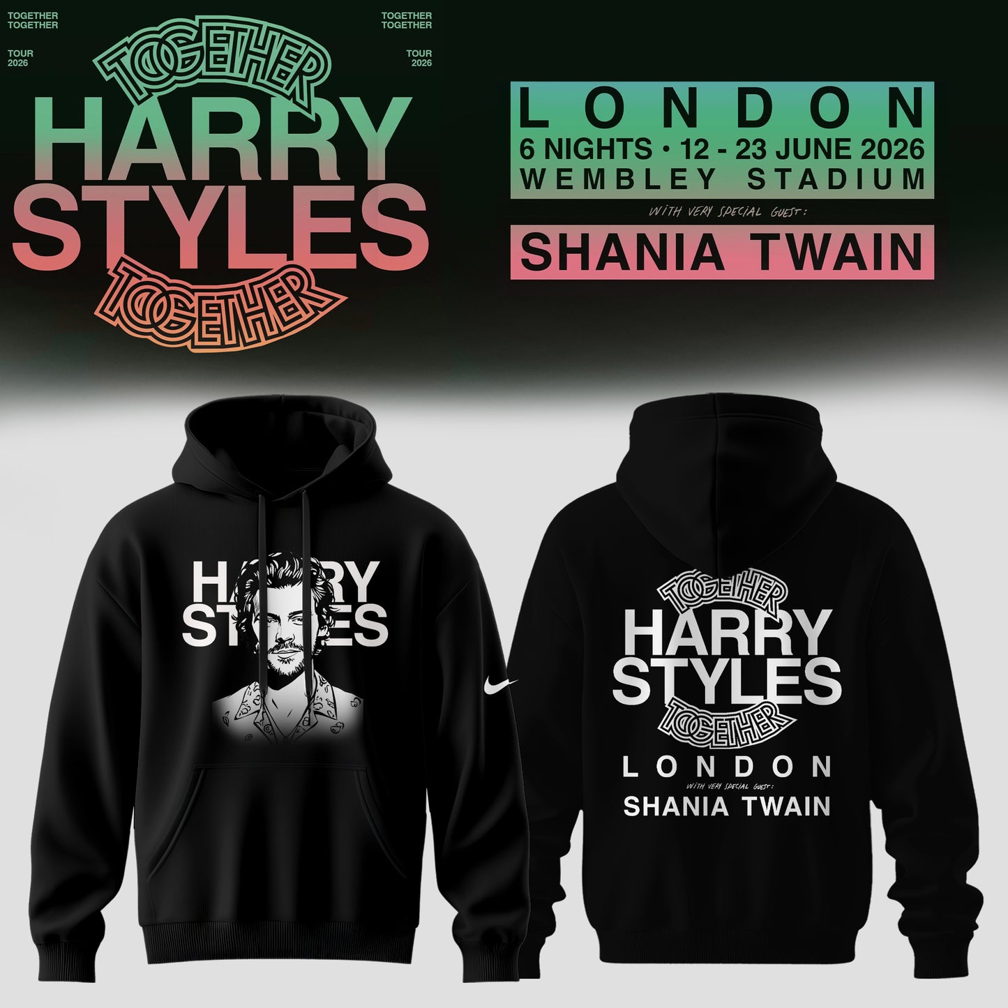_ Harry Styles – Together, Together Tour 2026 Hoodie