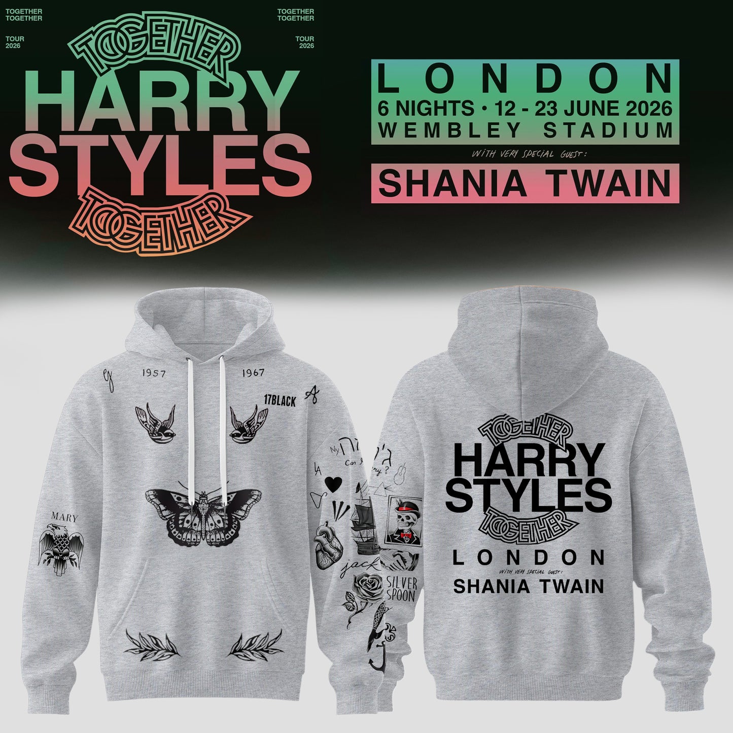 _ Harry Styles – Together, Together Tour 2026 Hoodie