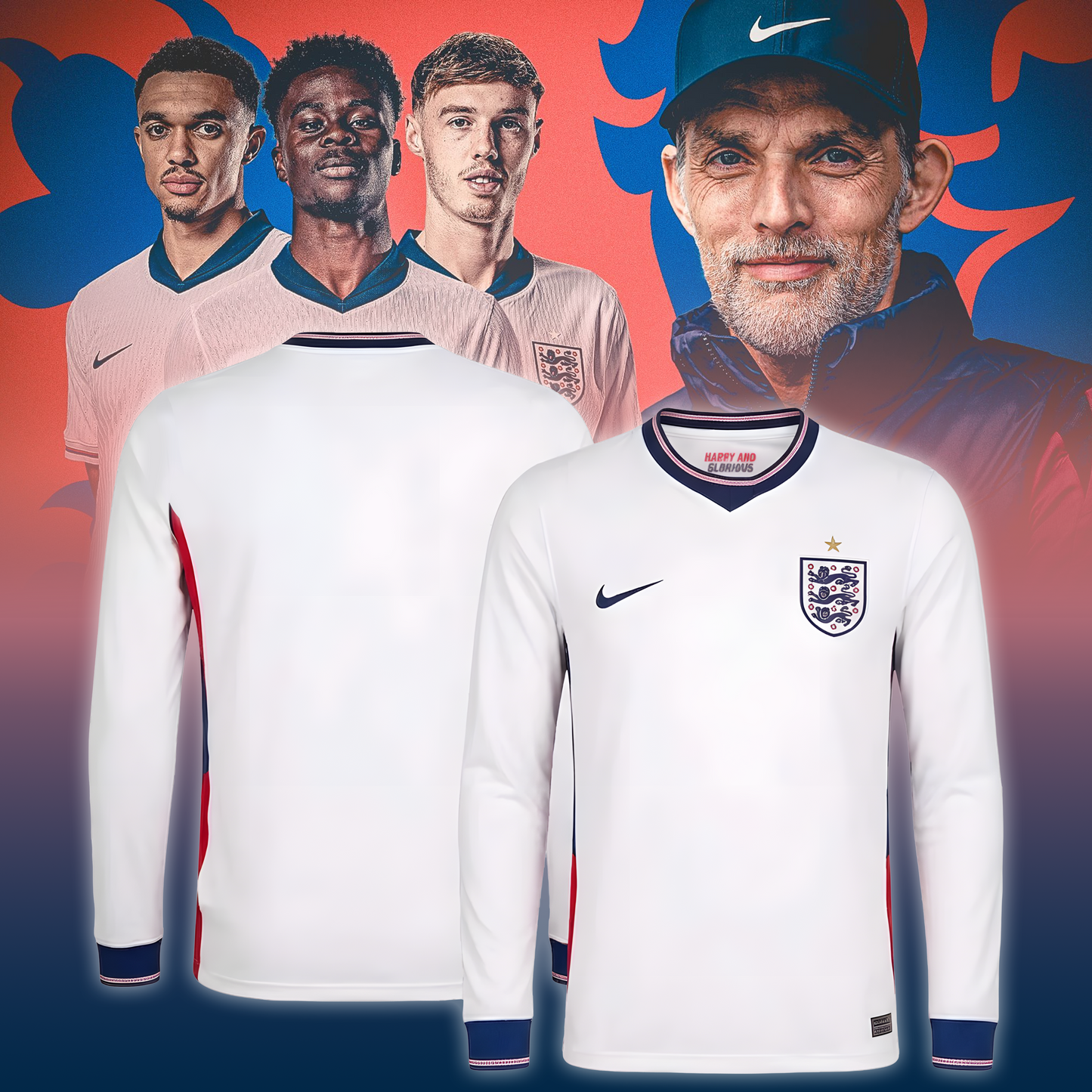England 2026 Stadium Home Long Sleeve