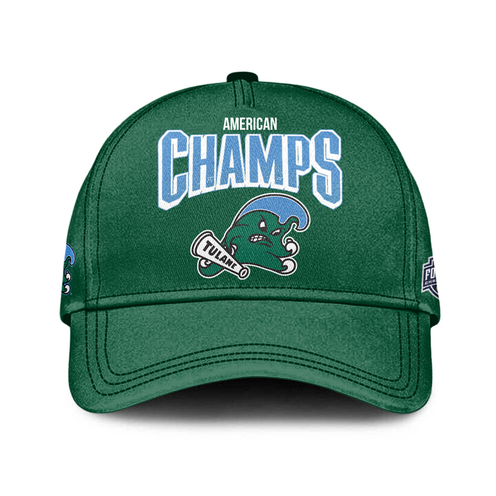 _Tulane Football 2025 American Conference Champs Hoodie