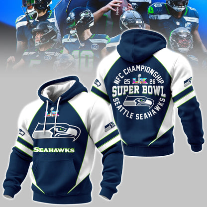 Seattle S. Retro Hoodie Limited Edition.