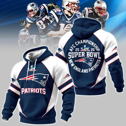 N.E Patriots Retro Hoodie Limited Edition.
