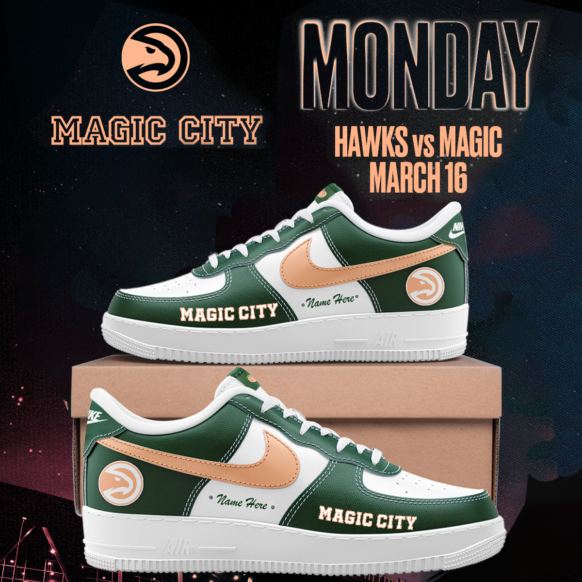 Limited Edition Magic City AF1