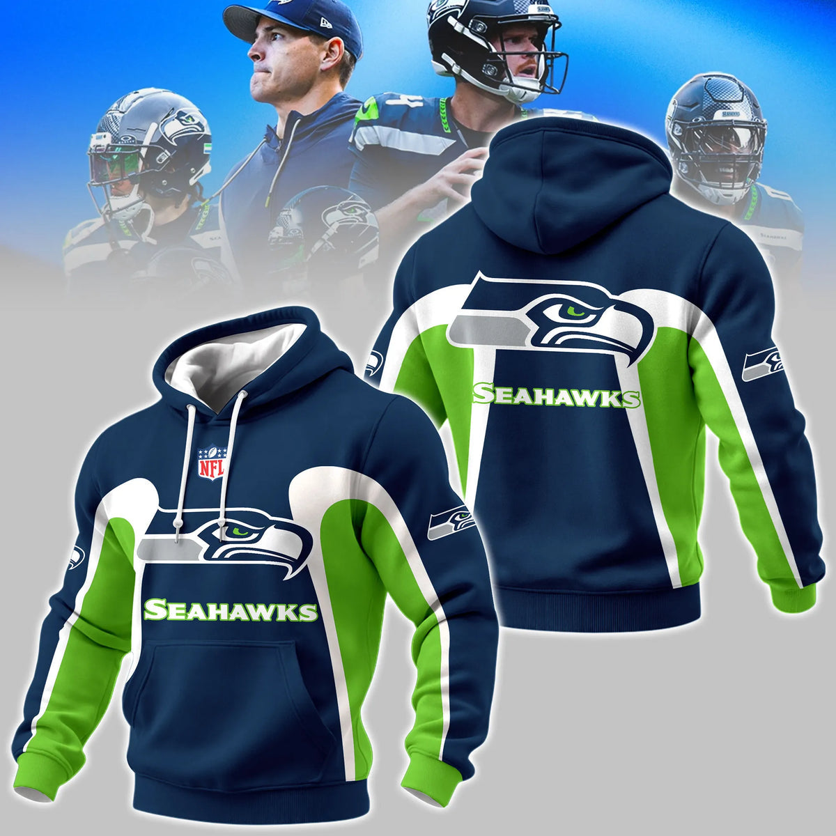 Seattle S. Retro Hoodie Limited Edition.