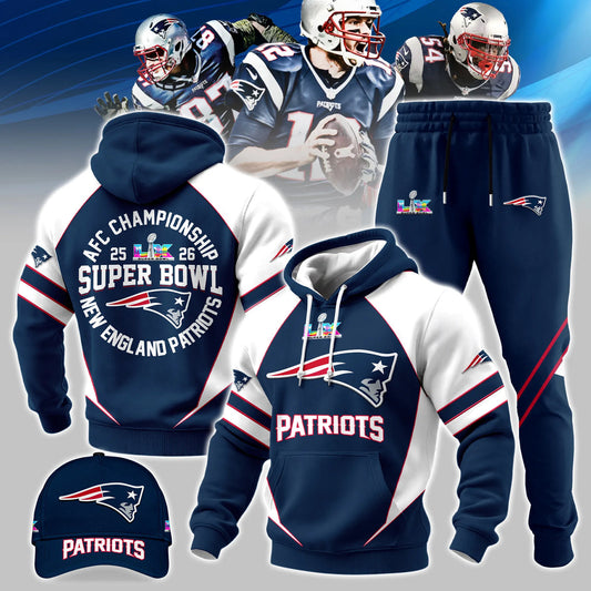 N.E Patriots Retro Hoodie Limited Edition.