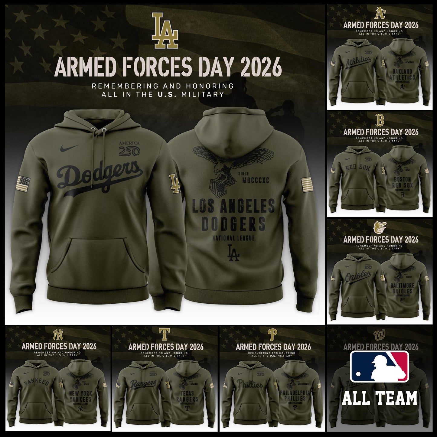 .Baseball x 2026 Armed Forces Day Limited Edition Hoodie