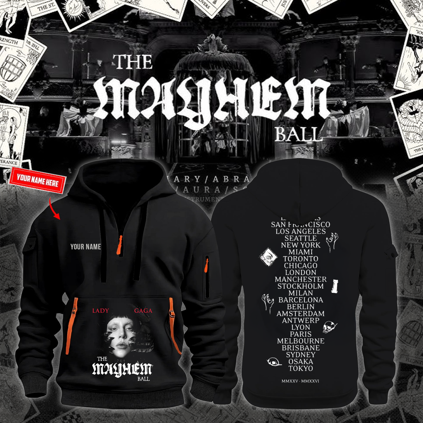 The Mayhem Ball Tour Date New Hoodie