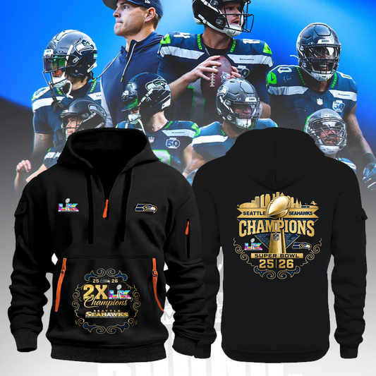 Emerald City Glory: Super Bowl LX Commemorative Shirt