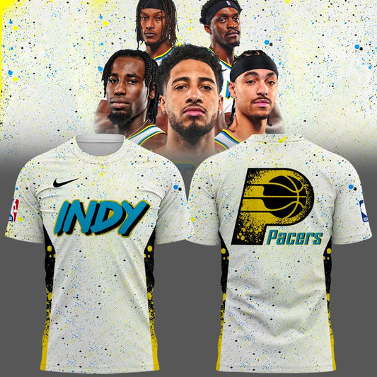 9A . Special New Indiana Pacers T-Shirt 2025