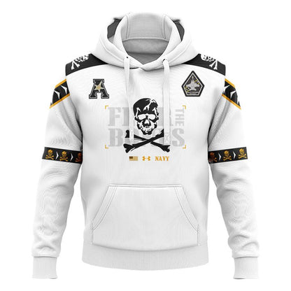 11. White Navy Midshipmen 2024 Rivalry Hoodie