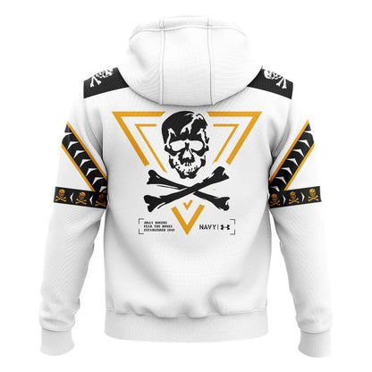 11. White Navy Midshipmen 2024 Rivalry Hoodie