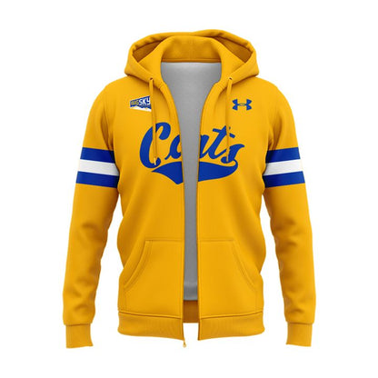Special 2025 GOLD RUSH Montana State Football Zip Hoodie | MT41