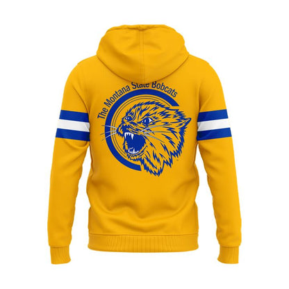 Special 2025 GOLD RUSH Montana State Football Zip Hoodie | MT41