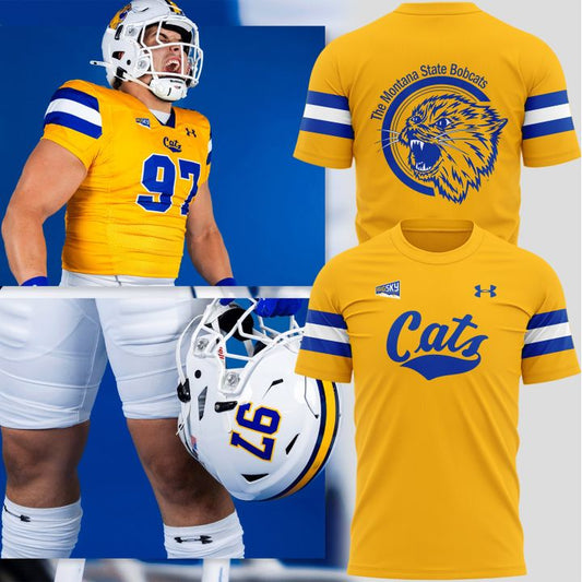 Special 2025 GOLD RUSH Montana State Football Tshirt | UM71