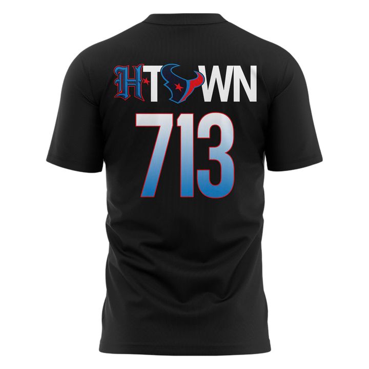 Limited Edition Houston Texans 713 Day 2025 T-shirt(V1)