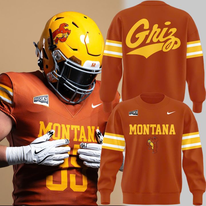 1995 Montana Grizzlies Throwbacks Uniform Sweatshirt | ZR41