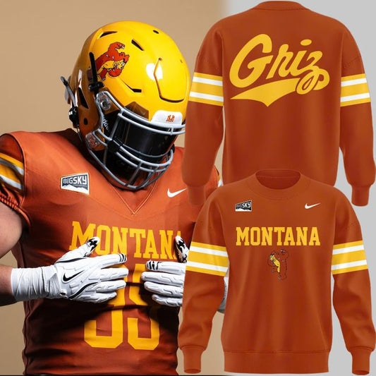 1995 Montana Grizzlies Throwbacks Uniform Sweatshirt | ZR41