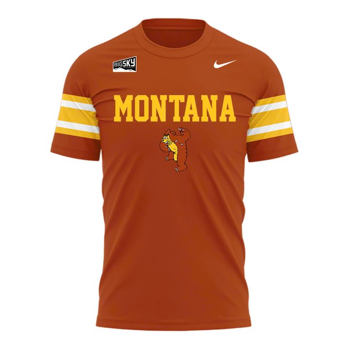 1995 Montana Grizzlies Throwbacks Uniform T-Shirt | PN15