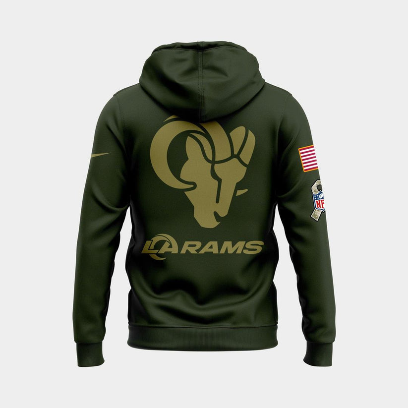 Los Angeles Rams Salute to Service 2025 Hoodie