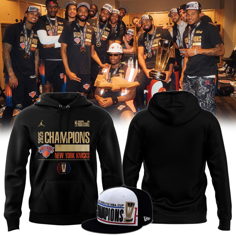 New York Knicks 2025 Cup Champions Combo Hoodie