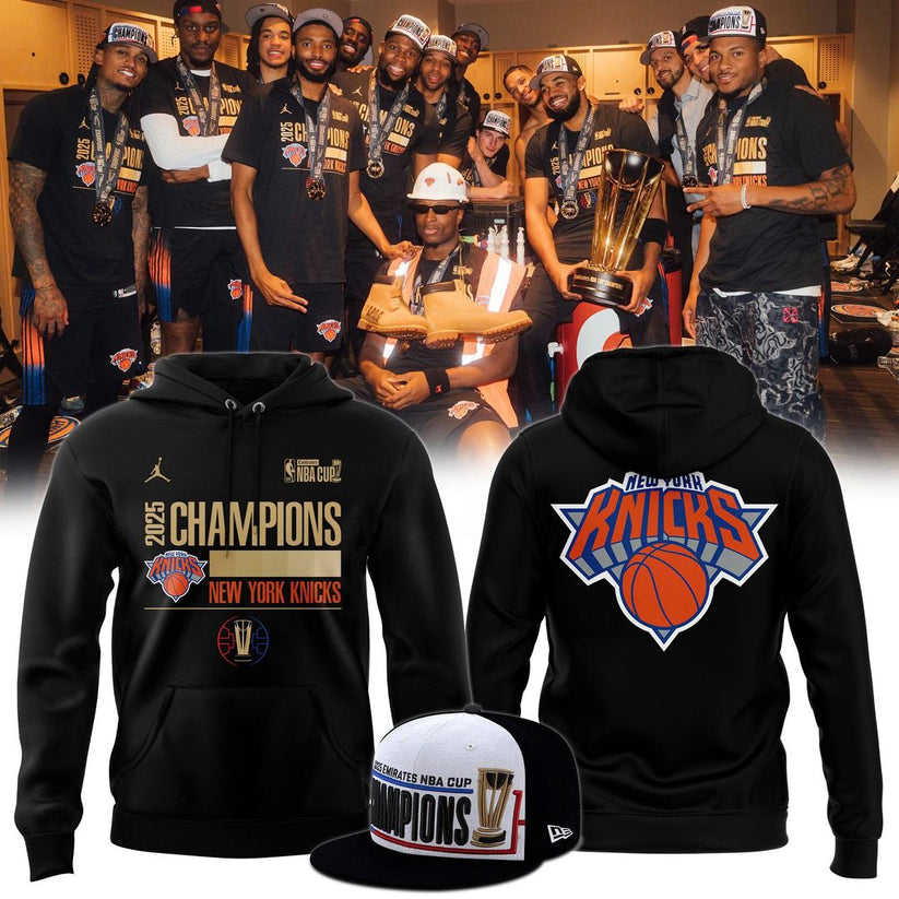 New York Knicks 2025 Cup Champions Combo Hoodie