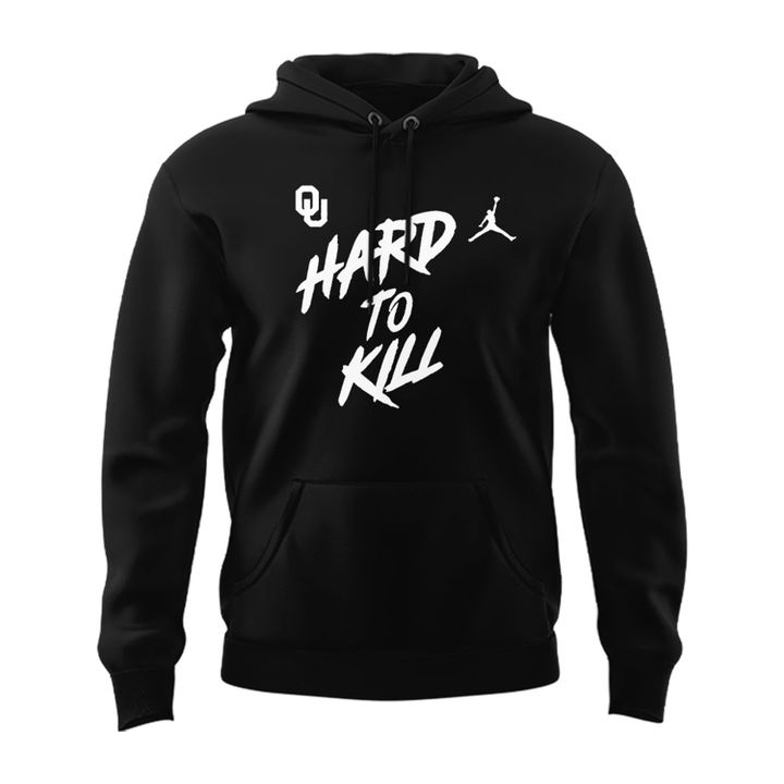 2025 "Hard To Kill" Oklahoma Sooners Black Hoodie