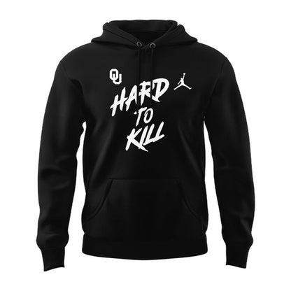 2025 "Hard To Kill" Oklahoma Sooners Black Hoodie