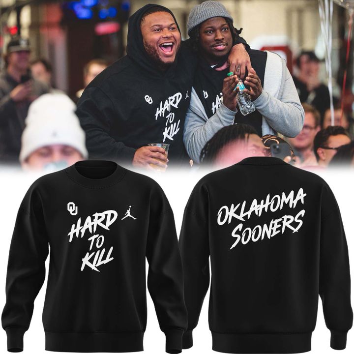2025 "Hard To Kill" Oklahoma Sooners Black SWEAT