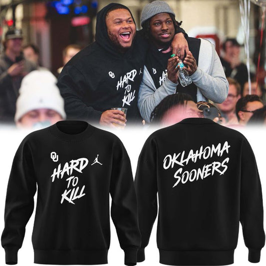 2025 "Hard To Kill" Oklahoma Sooners Black SWEAT