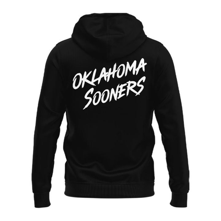 2025 "Hard To Kill" Oklahoma Sooners Black Zip Hoodie