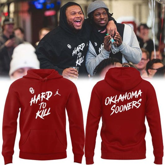 2025 "Hard To Kill" Oklahoma Sooners Red Hoodie