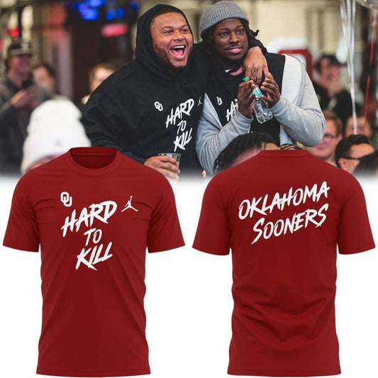 2025 "Hard To Kill" Oklahoma Sooners Red T-Shirt