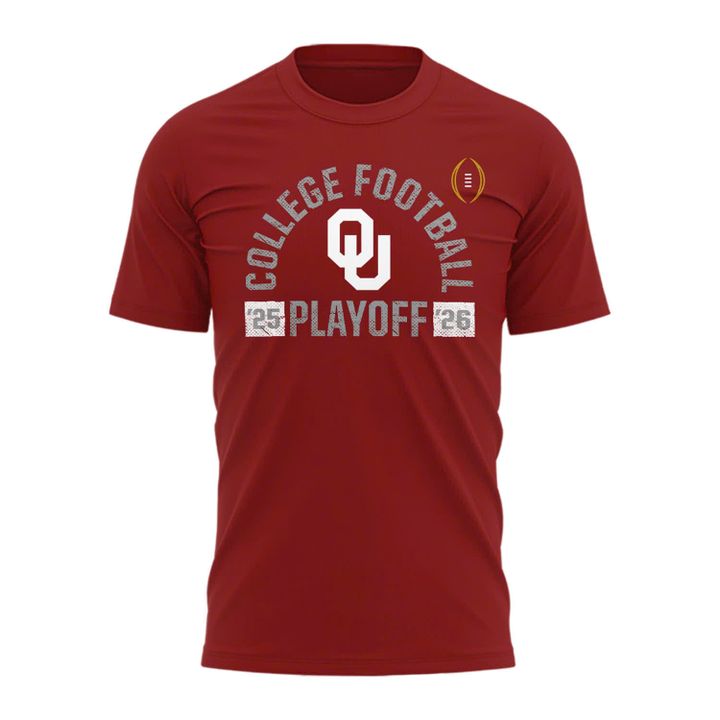 2025 "Hard To Kill" Oklahoma Sooners Play Off Red T-Shirt
