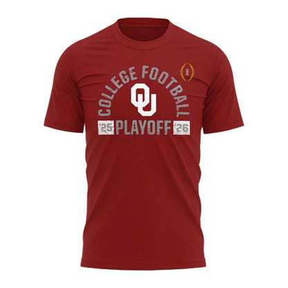 2025 "Hard To Kill" Oklahoma Sooners Play Off Red T-Shirt