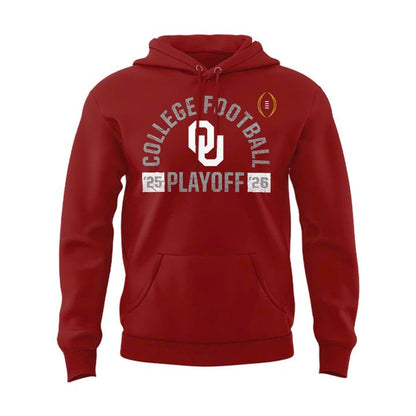 2025 "Hard To Kill" Oklahoma Sooners Play Off Red Hoodie