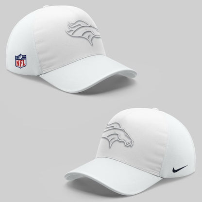 Denver Broncos White Out Pullover Hoodie