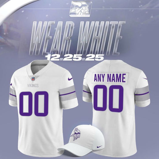 Minnesota Vikings Winter Whiteout Football Jersey