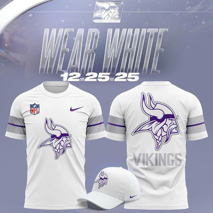 Minnesota Vikings Winter Whiteout T-shirt
