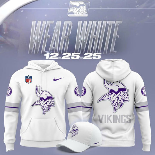 Minnesota Vikings Winter Whiteout Hoodie