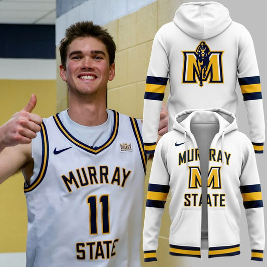 Murray State Basketball Throwback Uniform Zip Hoodie - Special Edition