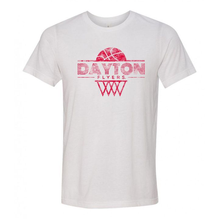 University of Dayton Flyers Oblique Hoop Canvas Triblend Short Sleeve T-Shirt
