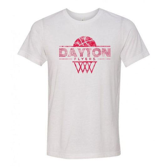University of Dayton Flyers Oblique Hoop Canvas Triblend Short Sleeve T-Shirt