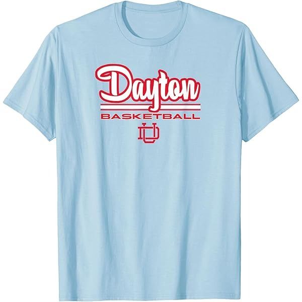Dayton Basketball Chapel Blue T-Shirt