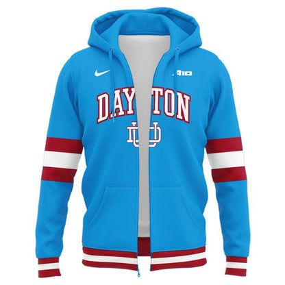 Dayton Basketball "Chapel Blue" Uniform Zip Hoodie - Limited Edition