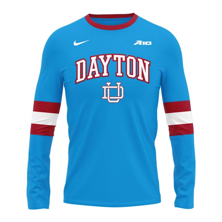 Dayton Basketball "Chapel Blue" Uniform Long Sleeve Shirt - Limited Edition