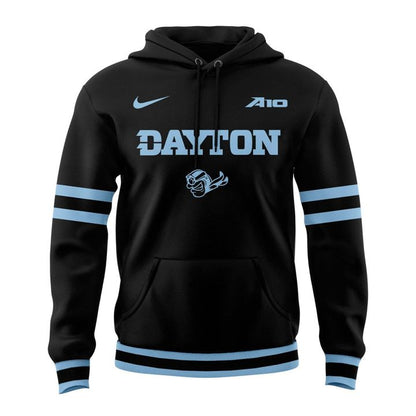 Dayton Basketball 𝑺𝒕𝒆𝒂𝒍𝒕𝒉 𝑩𝒍𝒂𝒄𝒌 Uniform Hoodie - Limited Edition