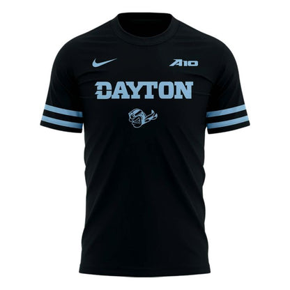 Dayton Basketball 𝑺𝒕𝒆𝒂𝒍𝒕𝒉 𝑩𝒍𝒂𝒄𝒌 Uniform T-Shirt - Limited Edition