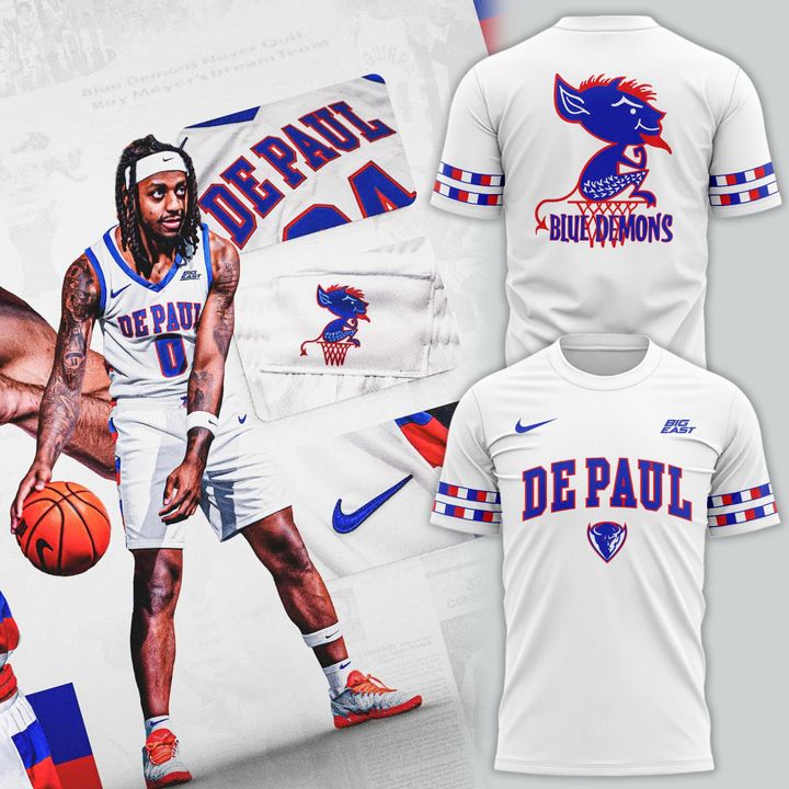 DePaul Basketball The Retros Uniform T-Shirt - Limited Edition